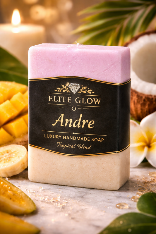 Elite Glow Andre – Tropical Luxury Handmade Soap